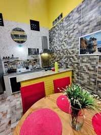 Chalet a minutos de la playa de Perequê /churas/WIFi250MB/Garg