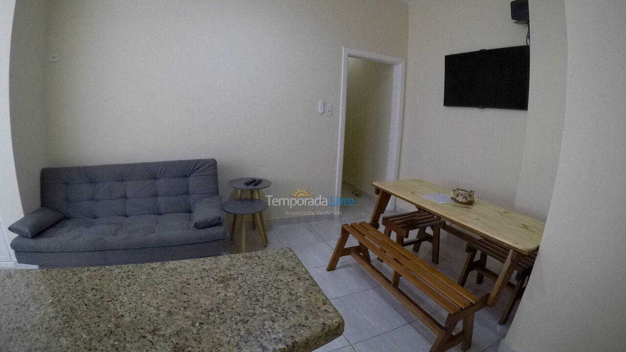 Apartamento para aluguel de temporada em Santos (Aparecida Embaré)