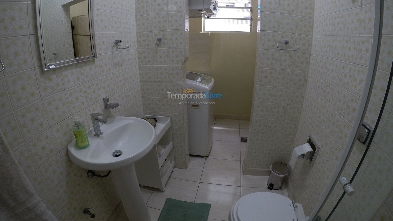 Apartamento para aluguel de temporada em Santos (Aparecida Embaré)