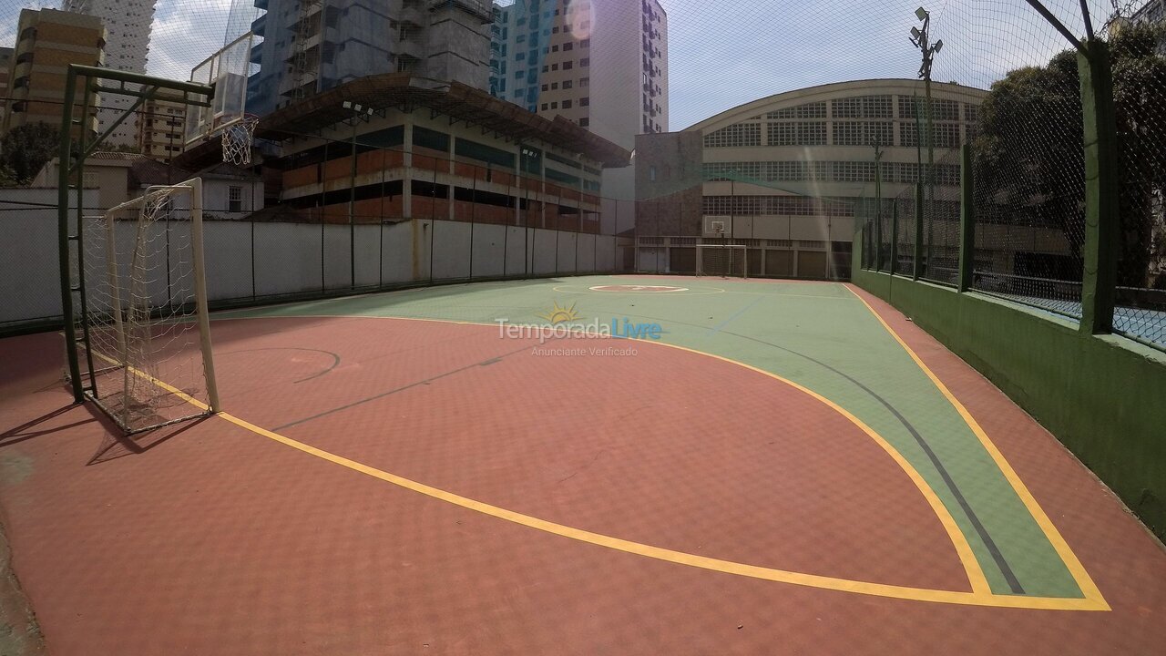 Apartamento para aluguel de temporada em Santos (Aparecida Embaré)