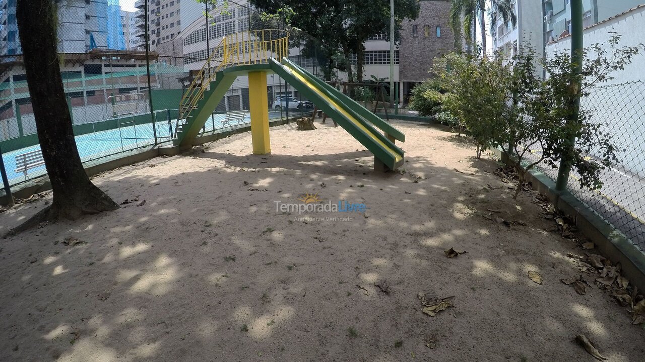 Apartamento para aluguel de temporada em Santos (Aparecida Embaré)