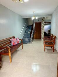 Casa perfeita, na quadra do mar, vista incrível, wi-fi, mesa de sinuca