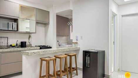 Apto Novo Ar, Cervejeira &amp; Churrasqueira – Praia Grande Ubatuba