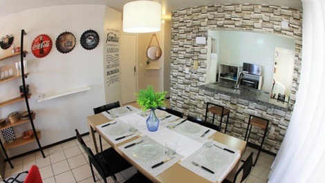 Apartamento com vista para o mar centro meia praia super confortável