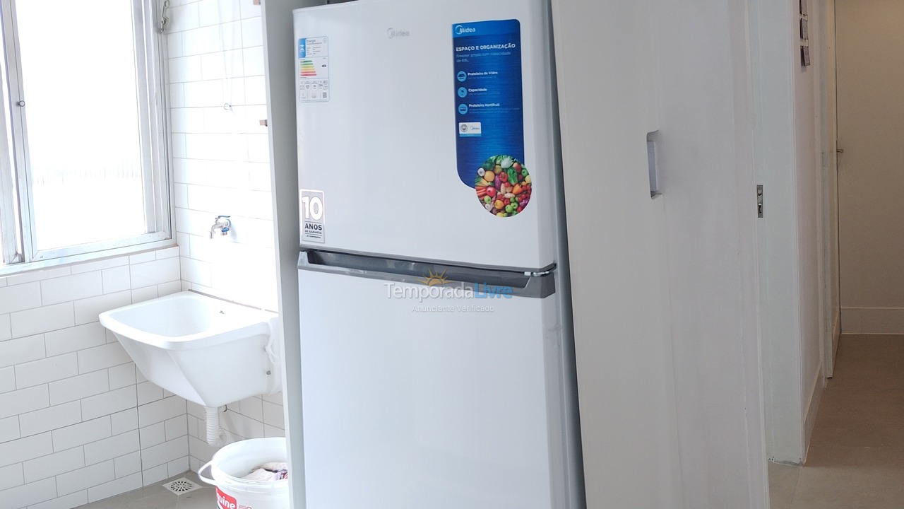 Apartment for vacation rental in Praia Grande (Canto do Forte)