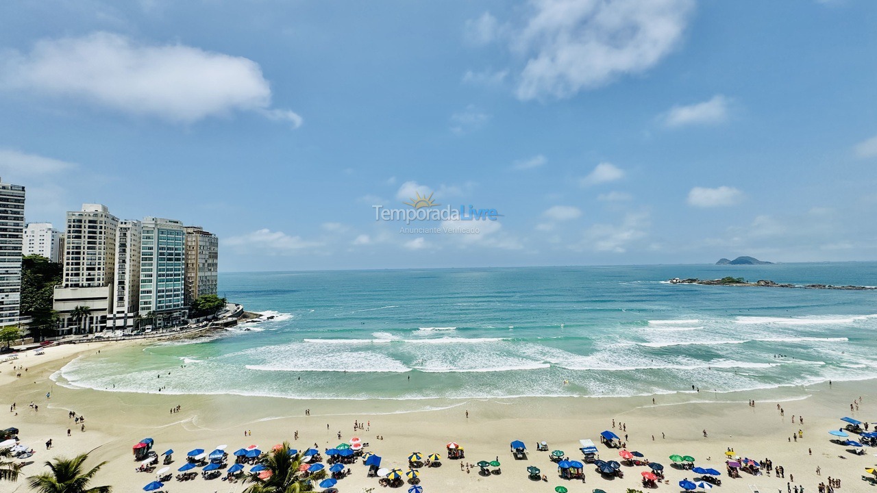Apartamento para alquiler de vacaciones em Guarujá (Pitangueiras)