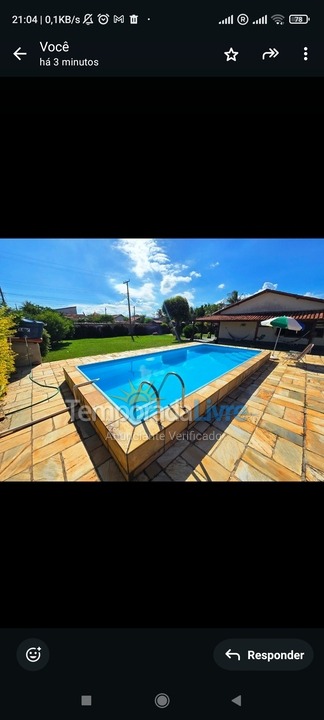 House for vacation rental in Saquarema (Boqueirão)