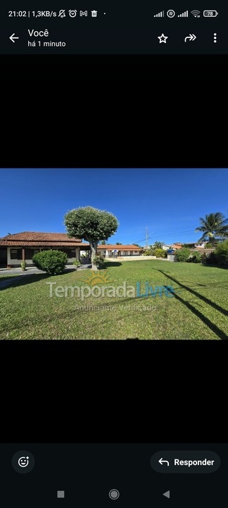 House for vacation rental in Saquarema (Boqueirão)