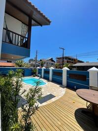 Casa com Piscina para 12 Pessoas em Canto Grande