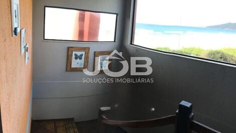 ¡Encantadora Casa Rústica, justo en la arena en Canto Grande Mar de Fora!