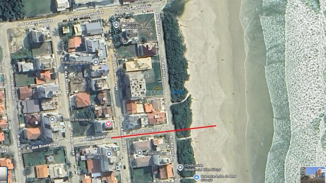 Apartamento para aluguel de temporada em Governador Celso Ramos (Praia de Palmas)