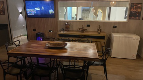 Casa de lujo con 4 suites en Arraial con bañera.