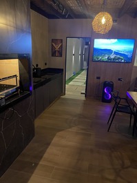 Casa de lujo con 4 suites en Arraial con bañera.