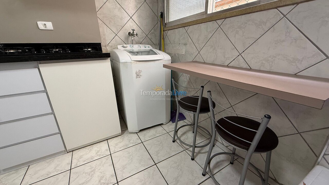 Apartment for vacation rental in Praia Grande (Guilhermina)