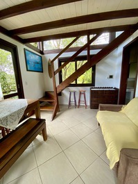 Casa con increíbles vistas al mar y a la laguna en Praia da Ferrugem, SC