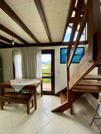 Casa con increíbles vistas al mar y a la laguna en Praia da Ferrugem, SC