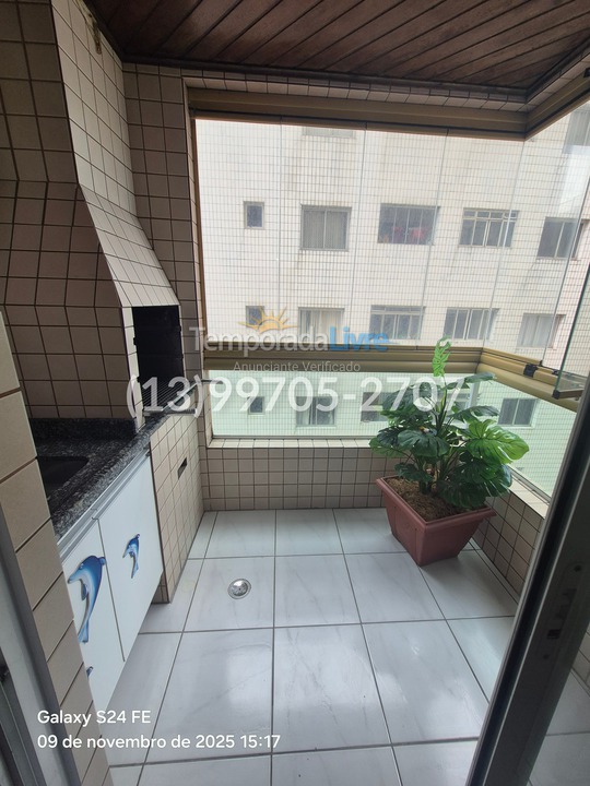 Apartamento para aluguel de temporada em Praia Grande (Aviação)