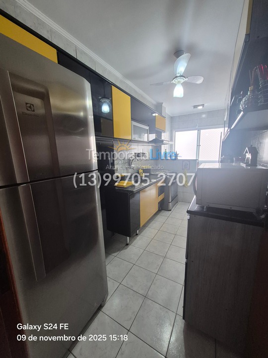 Apartamento para aluguel de temporada em Praia Grande (Aviação)