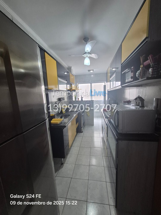 Apartamento para aluguel de temporada em Praia Grande (Aviação)