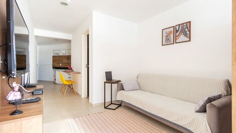 Exclusivo Apê na Orla Bardot Vista para o Mar