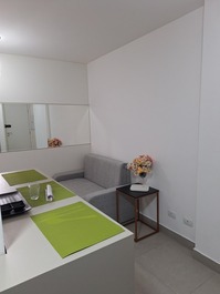 Bancada para refeições do apartamento 