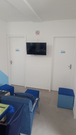 Sala com smart tv 32"