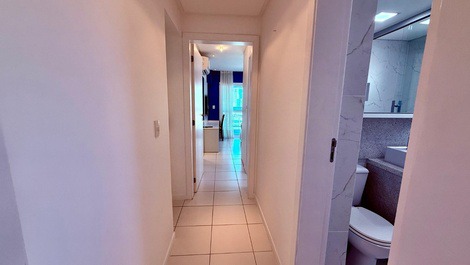 Locação Temporada 2 quartos, vista mar centro Balneário Camboriú