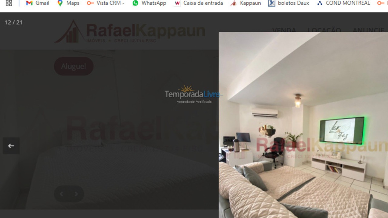 Apartment for vacation rental in Florianopolis (Canasvieiras)