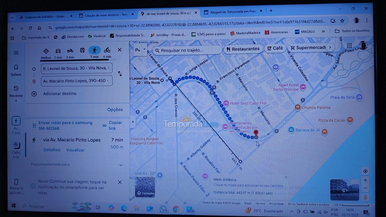 Apartment for vacation rental in Cabo Frio (Vila Nova)