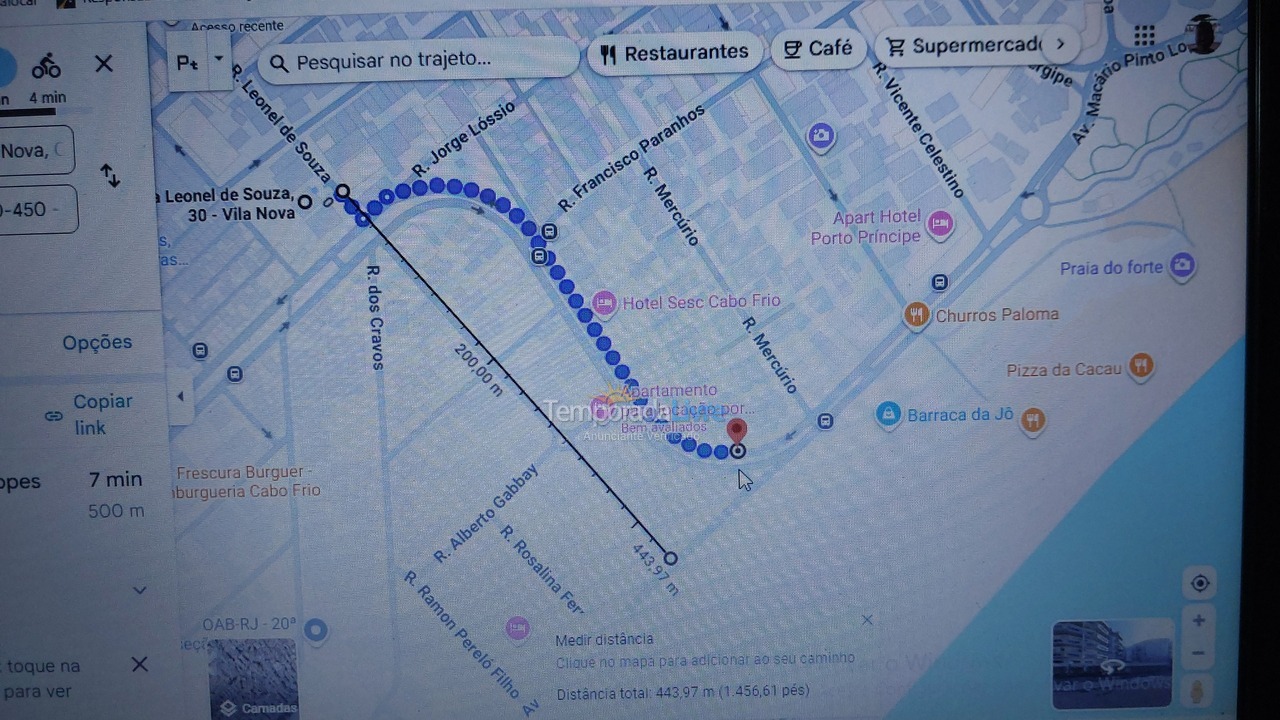 Apartment for vacation rental in Cabo Frio (Vila Nova)