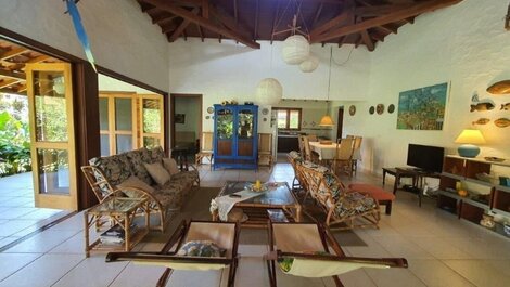 Agradável casa de praia, para temporada em Itamambuca