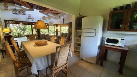 Agradável casa de praia, para temporada em Itamambuca