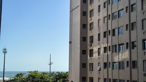 VISTA PRO MAR NA AVENIDA DA PRAIA DE SANTOS -GARAGEM E AR CONDICIONADO
