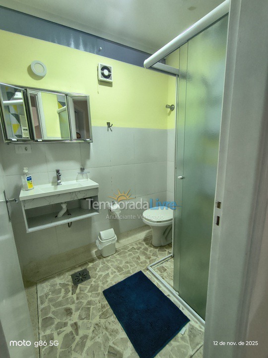 Apartamento para aluguel de temporada em Santos (Gonzaga)