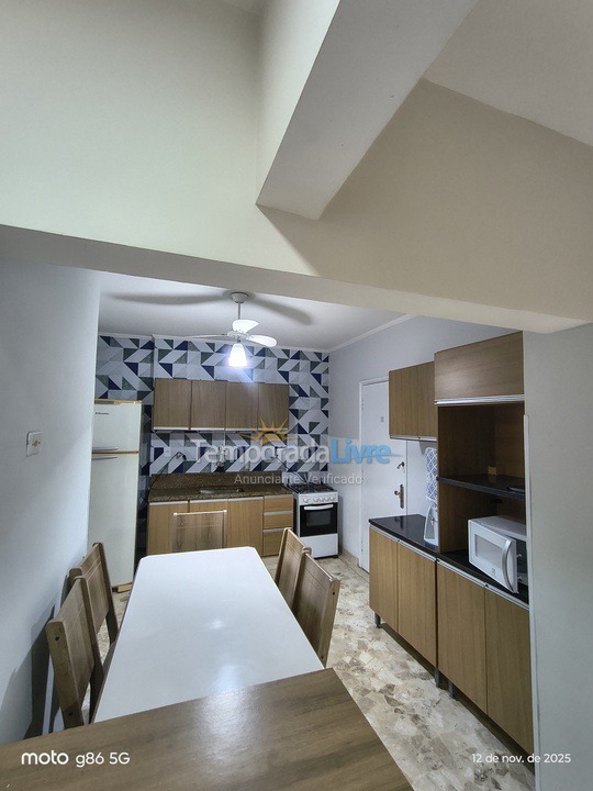 Apartamento para aluguel de temporada em Santos (Gonzaga)