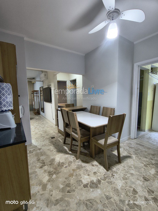 Apartamento para aluguel de temporada em Santos (Gonzaga)