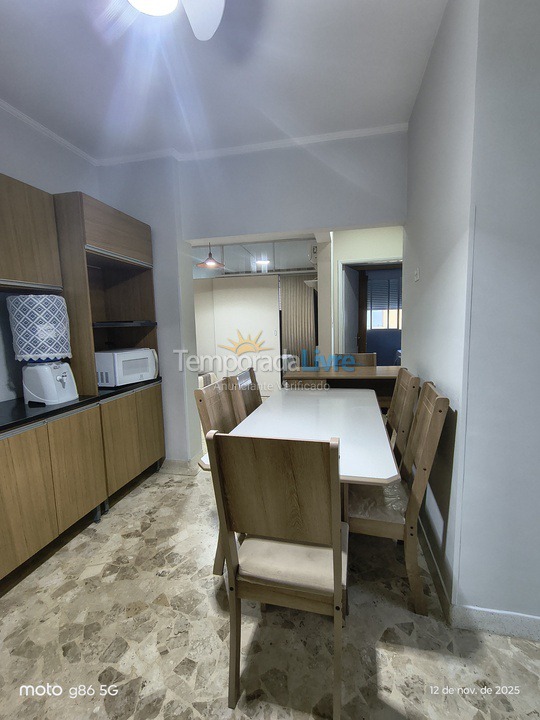 Apartamento para aluguel de temporada em Santos (Gonzaga)