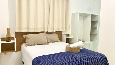 Apartamento en Bombas, a una cuadra de la playa, para 5 personas.