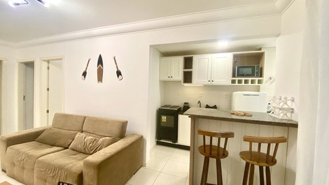 Apartamento en Bombas, a una cuadra de la playa, para 5 personas.