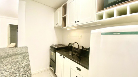 Apartamento en Bombas, a una cuadra de la playa, para 5 personas.