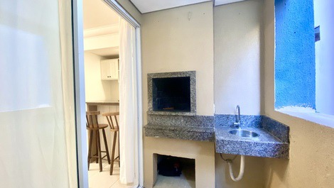 Apartamento en Bombas, a una cuadra de la playa, para 5 personas.