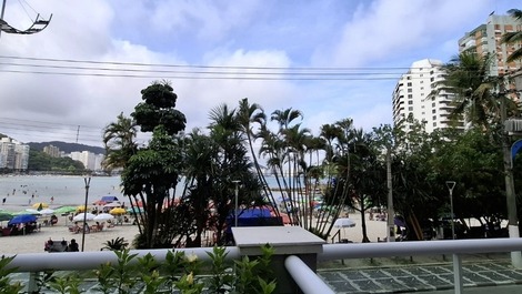 Vista do terraço do condomínio, frente portaria