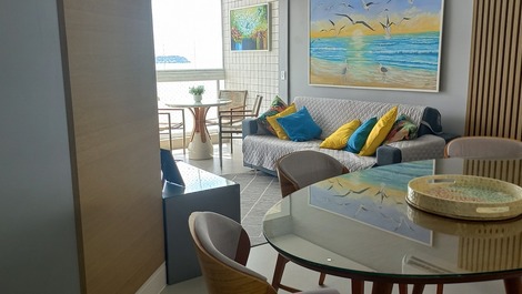 Guarujá, apartment facing the sea, beautiful