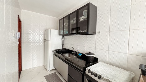 Apê nas Toninhas a 120m do mar | 2 Ar-Condicionados, Wi-Fi e Conforto!