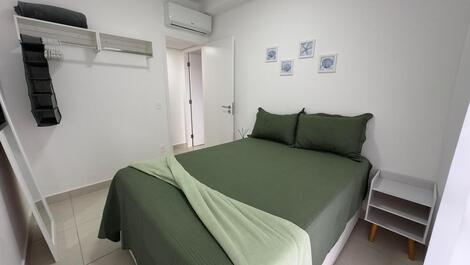 Apartamento Tulum Bertioga con vistas al mar