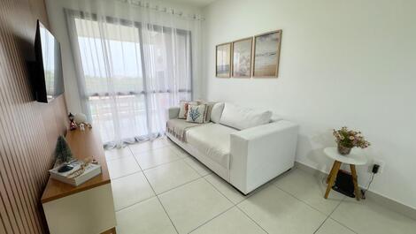 Apartamento Tulum Bertioga con vistas al mar