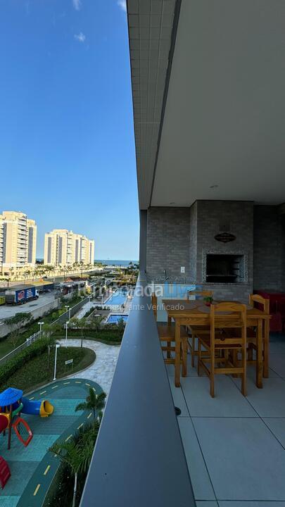 Apartamento para alquiler de vacaciones em Bertioga (Centro)