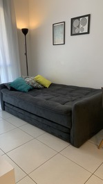 Sofa cama aberto