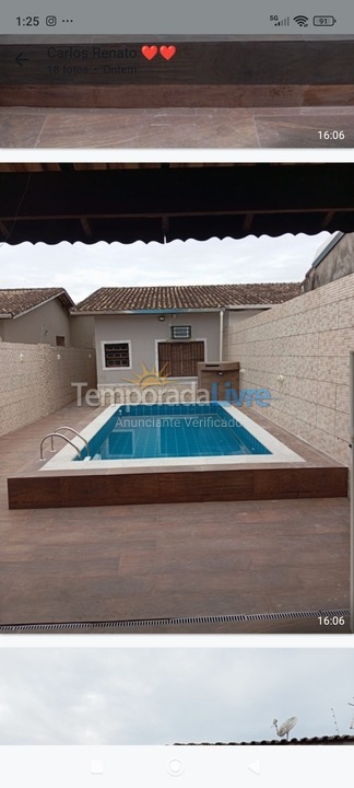 House for vacation rental in Itanhaém (Cibratel II)