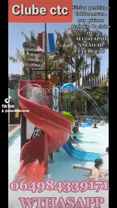 Casa para aluguel de temporada em Caldas Novas (Ctc Caldas Thermas Clube)